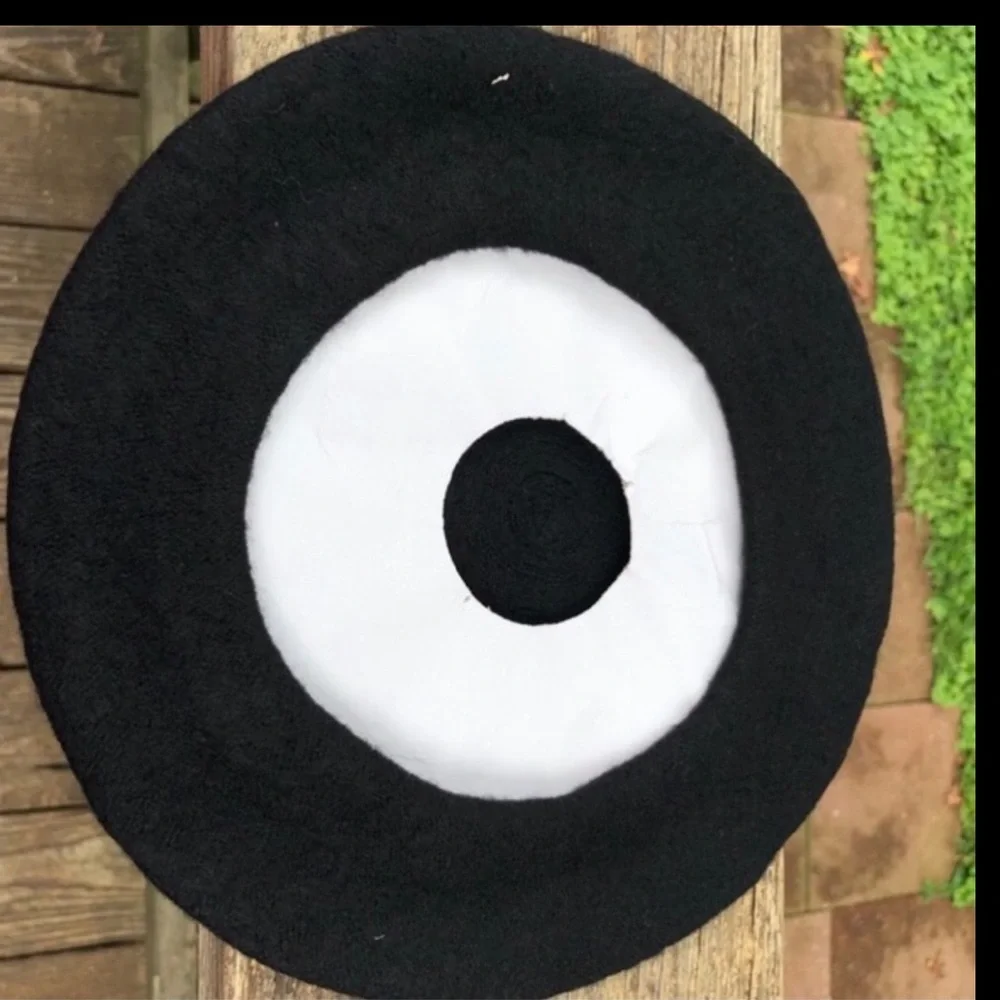 Black beret French Hat
